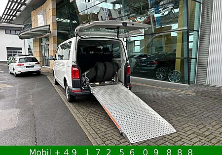 VW T6 Kombi Volkswagen Kombi lang 8 Sitze Rollstuhlrampe