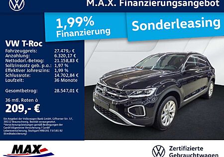 VW T-Roc Volkswagen 1.5 TSI DSG STYLE LED+ACC+DIGI CP+PDC+NAVI