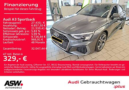 Audi A3 S line 35TDI Stron Navi LED ACC HUD