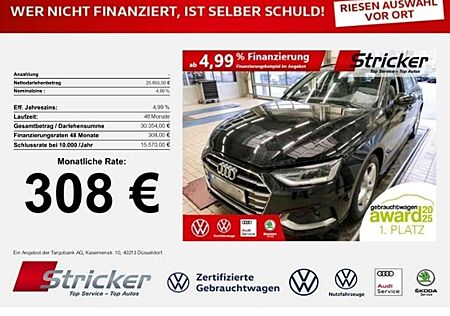 Audi A4 Avant 30 2.0TDI 308,-ohne Anzahlung Kamera Navi S