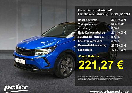 Opel Grandland 1.2 Turbo GS Line Klimaautomatik Alcantara Allwetter