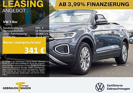 VW T-Roc Volkswagen Cabrio1.0 TSI STYLE NAVI AHK KAMERA KEYLES