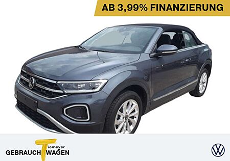 VW T-Roc Volkswagen Cabrio1.0 TSI STYLE NAVI AHK KAMERA KEYLES