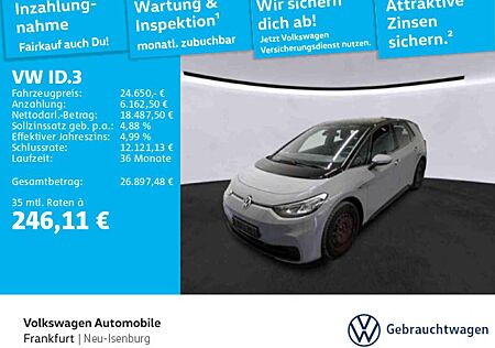 VW ID.3 Volkswagen Pro Performance FrontAssist LED DAB+