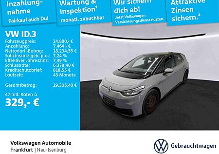 VW ID.3 Volkswagen Pro Performance FrontAssist LED DAB+