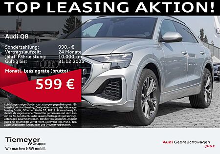 Audi Q8 55 TFSIe Q S LINE FACELIFT LM21 HuD AHK 360