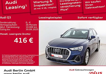 Audi Q3 S line 35 TDI S tr. RFK NAVI VIRTUAL LED