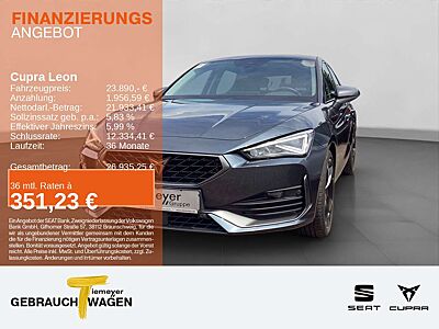 CUPRA Leon 1.5 TSI DSG PANO KAMERA PDC+FULL-LINK