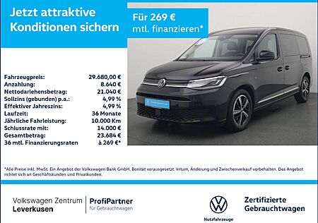 VW Caddy Volkswagen Maxi Style 7-SITZER VIRT LED KAM SHZ