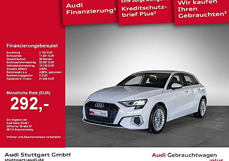 Audi A3 Sportback 30 TFSI advanced LED virtC Spurhalte