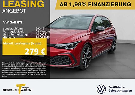 VW Golf GTI Volkswagen BLACKSTYLE LM19 PANO LEDER HARMANN