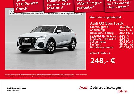 Audi Q3 40 TFSI quattro S line Navi AHK LED