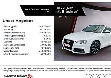 Audi A5 Cabriolet 3.0 quattro S-line B&O Xenon Navi RFK A