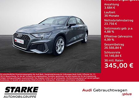 Audi A3 Sportback 40 TFSI e S tronic S line