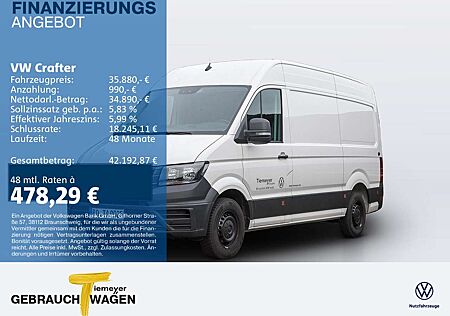 VW Crafter Volkswagen Kasten 35 AHK RFK Doppelsitzbank