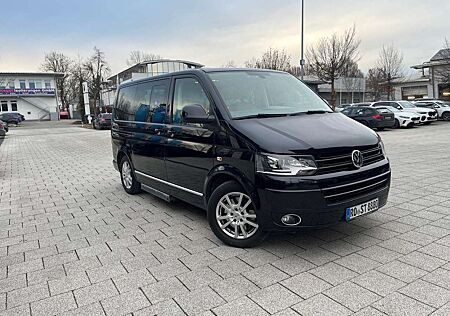 VW T5 Multivan Volkswagen Multivan DSG 4MOTION Highline DynAudio Lift Behindertengerecht Leder Beige mit Tisch!