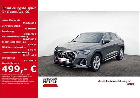 Audi Q3 Sportback 45 TFSI quattro S line MMI+ AHK 19''