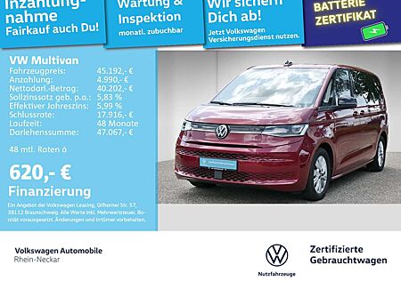 VW T7 Multivan Volkswagen T1.4 Multivan TSI Life eHybrid AHK Matr