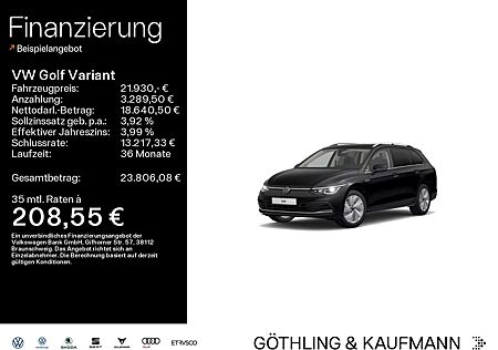 VW Golf Variant Volkswagen Style 1.5 TSI*NAVI*SHZ*SIDE*17Zoll*