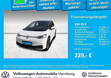 VW ID.3 Volkswagen Pro Performance Business Kamera LED Navi