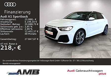 Audi A1 S line 25 TFSI LED/VC/Sitzhg/01.30G