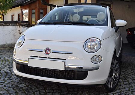 Fiat 500C Cabrio 1.2 8V Lounge Leder SHZ LM weiß