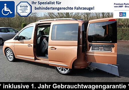 VW Caddy Volkswagen Style 1,5 TSI DSG*rollstuhlgerecht*Wenderampe*