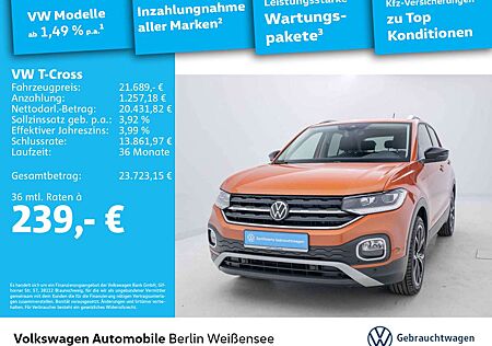 VW T-Cross Volkswagen 1.5 TSI Style*KLIMA*RFK*NAVI*LED*MFL*