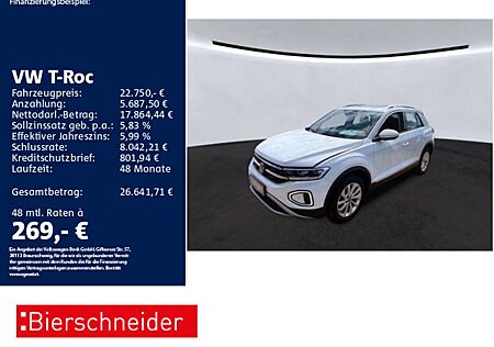 VW T-Roc Volkswagen 1.0 TSI Style NAVI PANO LED CAM SHZ PDC