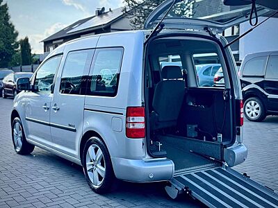 Volkswagen Caddy 'Behindertengerecht-Rampe'E.Seilwinde'