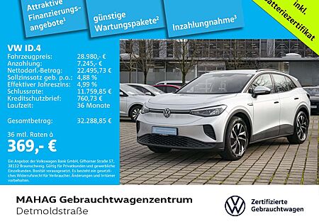 VW ID.4 Volkswagen Pro Performance NaviPro LED CCS Kamera