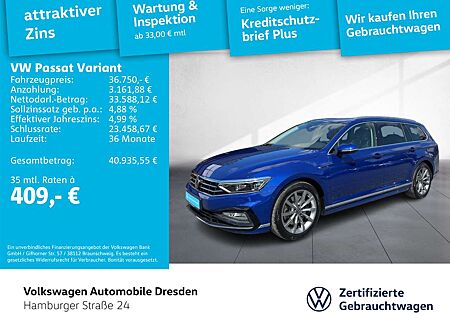 VW Passat Variant Volkswagen Elegance 2.0 TSI DSG 4M AHK IQ