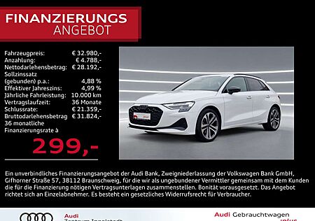 Audi A3 Sportback 30 TFSI S line LED HuD Sonos 18" advance
