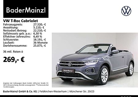 VW T-Roc Volkswagen 1.5 TSI Style LED ACC Carplay