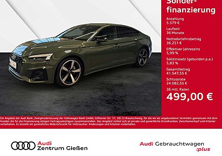 Audi A5 Sportback 40 TFSI S line Black MATRIX-LED NAVI