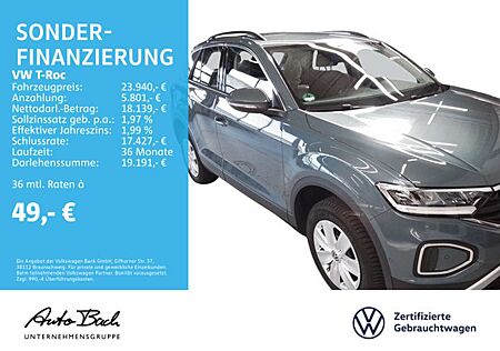 VW T-Roc Volkswagen 1.0 TSI Life, Navi, LED, App-Connect, Digi