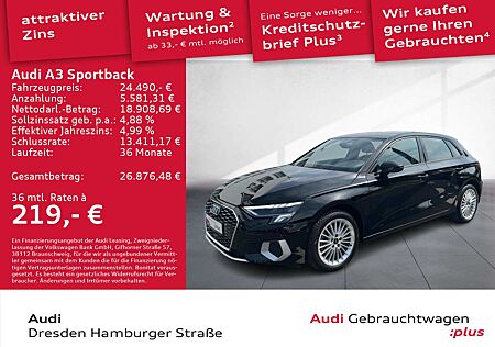 Audi A3 35 TFSI Advanced LED Navi