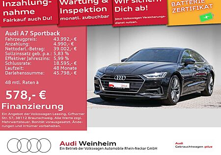Audi A7 50 TFSIe quattro S-Line LED Navi Au