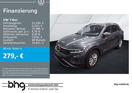 VW T-Roc Volkswagen 1.0 TSI OPF Life