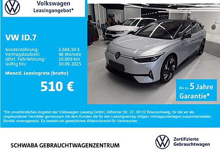VW ID.7 Volkswagen Tourer GTX 4M *Wärmep.*IQ.LIGHT*AHK*8-fach*