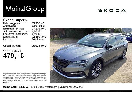 Skoda Superb Scout 2.0 TDI 4x4 DSG AHK Stdhz Matrix
