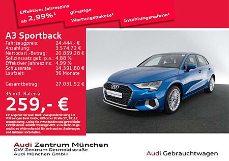 Audi A3 40 TFSI e S tronic advanced Pano/B&