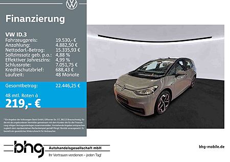 VW ID.3 Volkswagen Performance Upgrade Pure City