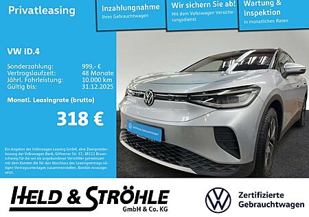VW ID.4 Volkswagen Pro 210 kW MATRIX AHK WÄPU NAV ACC PDC SHZ