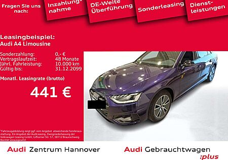 Audi A4 40 TFSI Advanced Matrix B&O Kamera