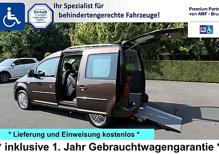 VW Caddy Volkswagen Highline 2,0 TDI DSG*rollstuhlgerecht*Wenderampe*