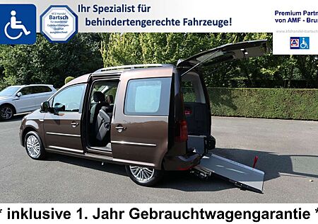 VW Caddy Volkswagen Highline 2,0 TDI DSG*rollstuhlgerecht*Wenderampe*