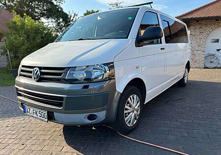 VW T5 Transporter Volkswagen Lang, Camper, PDC, AHK, Sitzh., Dachtr., gr. Radio