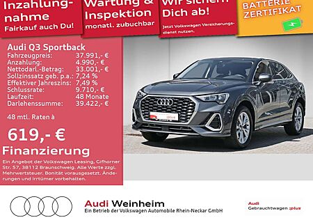 Audi Q3 45 TFSIe S-Line S-tronic Navi LED u