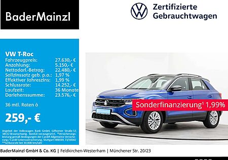 VW T-Roc Volkswagen 1.5 TSI DSG Life LED Navi SHZ Kamera ACC
